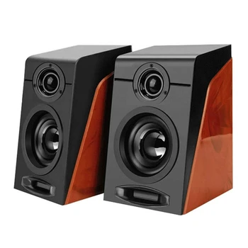 

RISE-3Wx2 Computer Speakers with Surround Stereo USB Wired Powered Multimedia Speaker for PC/Laptops/Smart Phone