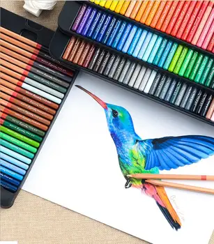 

Water Soluble Oily High Quality Professional Color Pencil Crayons School Stationery Supplies Color Pastel Crayons Pencils Set