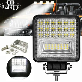 

CO LIGHT 4.3 inch 63W LED Work Light 4x4 Offroad Led Light Bar Driving Lamp for SUV Truck SUV Trailer Boat 12V 24V 4WD Fog Light