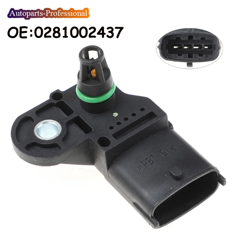 Intake Air Pressure Sensor For Alfa Romeo 147 156 159 166 Brera GT Giulietta Mito Spider Ford Ranger Volvo S60 V70 0281002437 | Автомобили