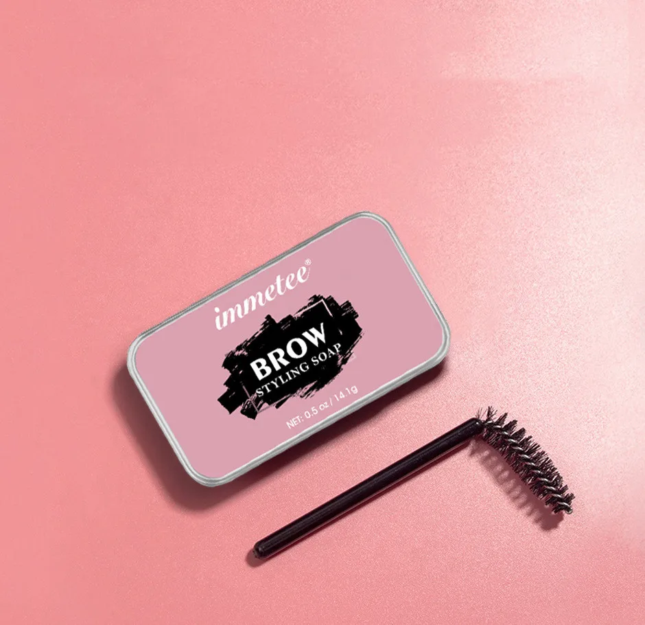 

Brow Styling Soap Eyebrow Cream 3D Solid Long Lasting Waterproof Soften Wild Eyebrows Natural Eye Makeup Gel Portable Cosmetics
