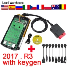 Vci obd obd2 scanner 2020 mais novo 2017 r3 delphis ds150e 2017. r1 bluetooth für pro autos und lkw diagnosticar werkzeug