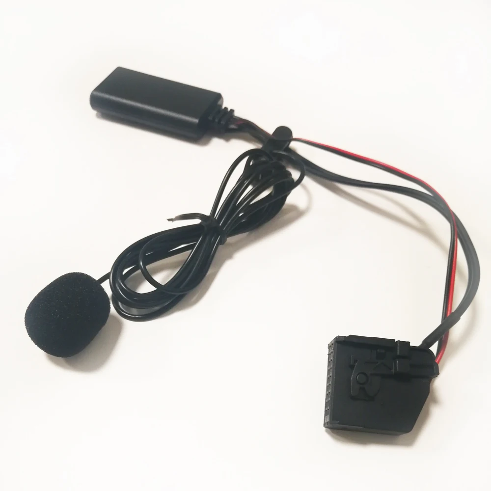 Biurlink автомобильный радиоприемник Bluetooth беспроводной аудио AUX-In музыка проводка микрофон Handsfree MIC адаптер для Volkswagen 18Pin порт