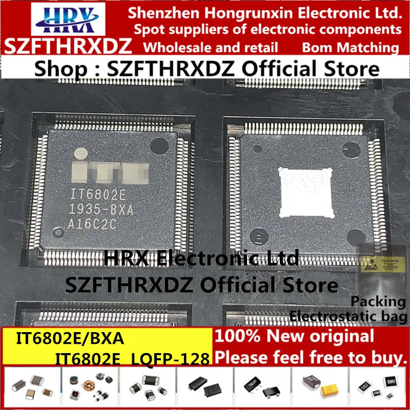 IT6802E LQFP-128 IT6802E/BX LQFP128 IT6802E/BXA двойной Порты и разъёмы MHL2.1/HDMI1.4 приемник с Поддержка 3d 900 шт./кор