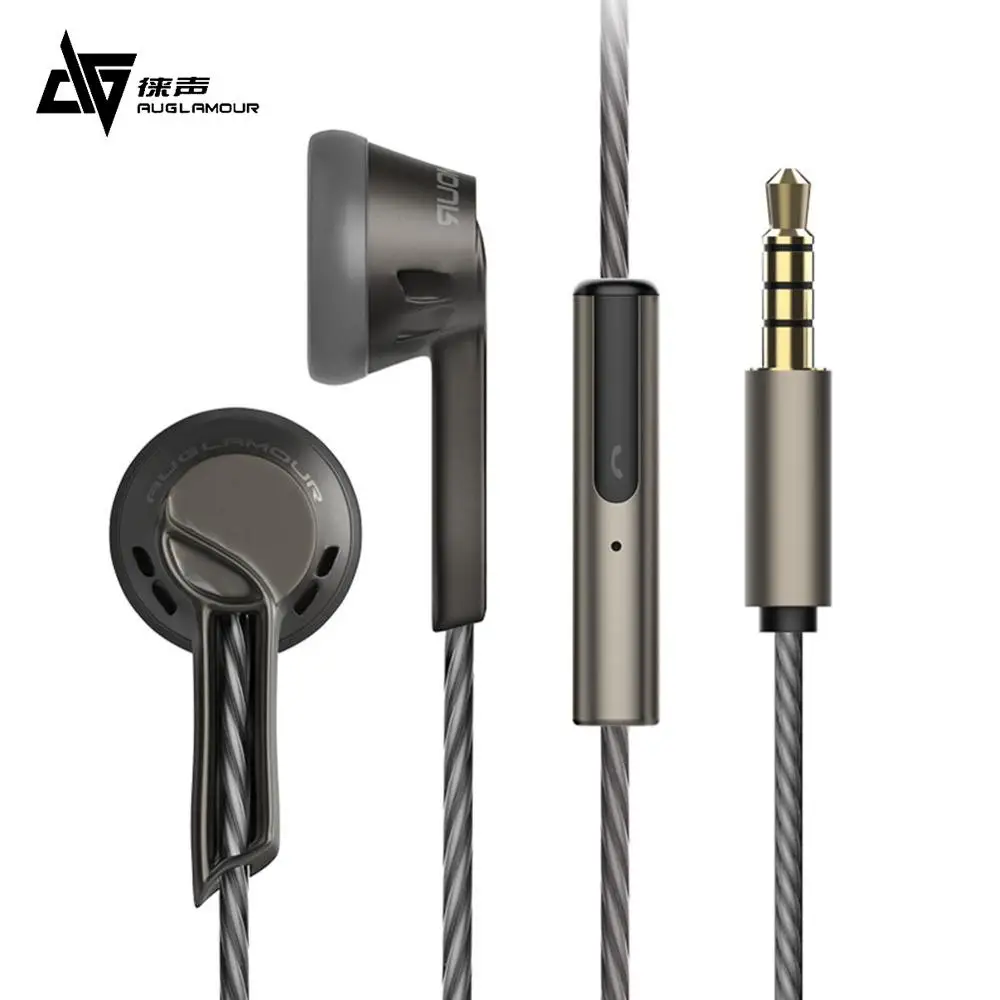AUGLAMOUR RX 1 3,5 мм Металлические Наушники вкладыши проводные наушники HiFi музыкальные спортивные басовые наушники гарнитура с микрофоном|Наушники и гарнитуры| | АлиЭкспресс