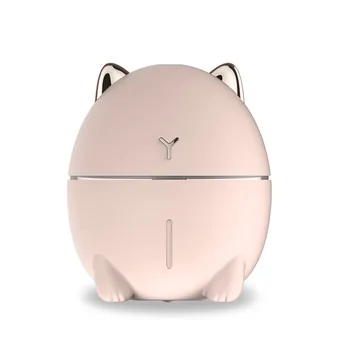 

GRTCO 200ml Mini Humidifier Usb Portable Essential Aroma Oil Diffuser Cute Colorful Night Light Mist Maker Fogger Dudu Cat