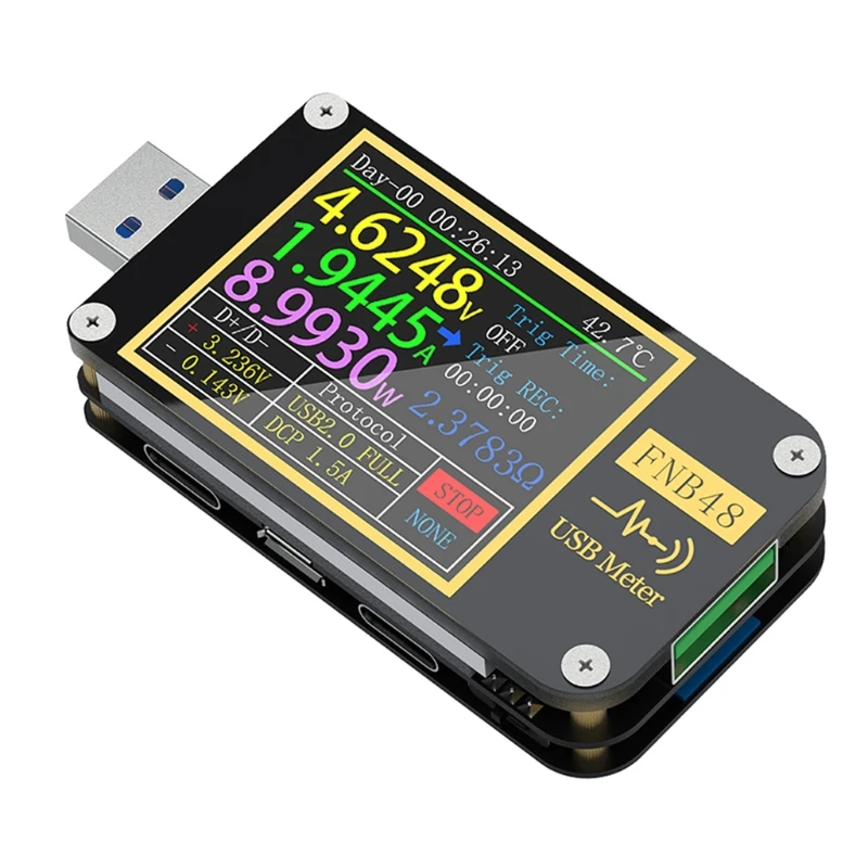 FNB48 PD триггерный Вольтметр Амперметр ток и вольтметр USB тестер QC4 + PD3.0 2 0 PPS