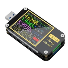 Fnb48 pd disparador voltímetro amperímetro atual e voltímetro usb tester qc4 + pd3.0 2.0 pps protocolo de carregamento rápido teste de capacidade
