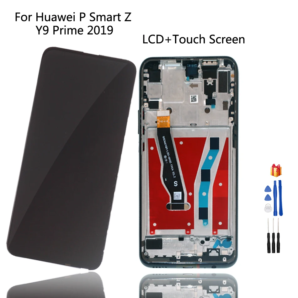 Оригинальный ЖК-дисплей для Huawei P Smart Z STK-LX1 сенсорный экран дигитайзер Y9 Prime 2019 +