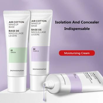 

Face Moisturizing Brightening BB Cream Base Makeup Skin Primer Cream Face Pores Invisible Shrink Base Cream Concealer TSLM2