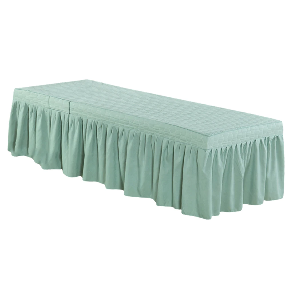 190x70cm Microfiber Cosmetic Mattress Valance Sheet Massage Table Skirt European Style for Cosmetic Beauty Salon Hotel Hospital
