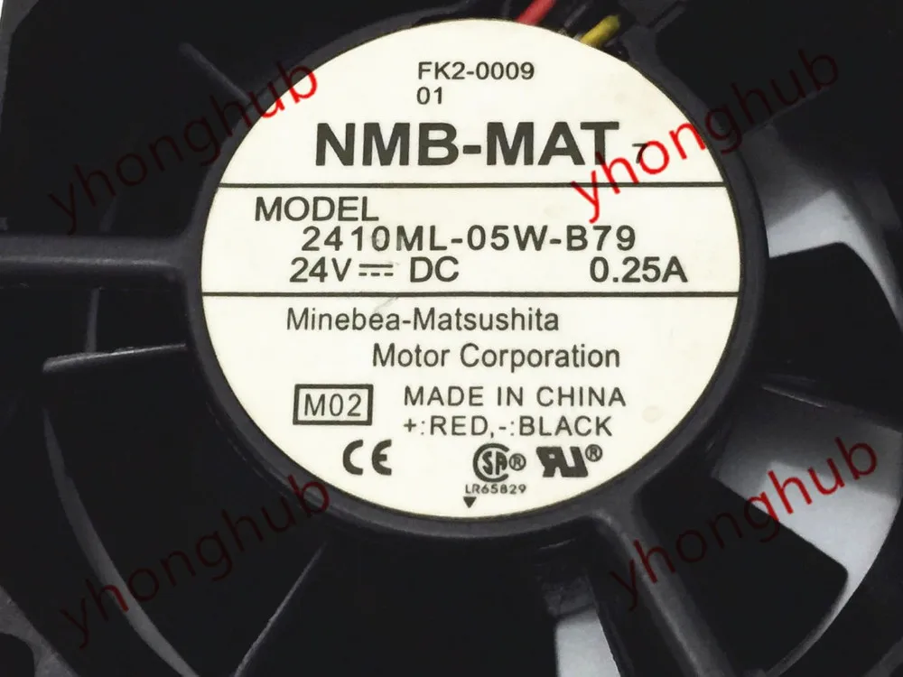 NMB MAT 2410ML 05W B79 M02 DC 24V 0.25A 3 жильный 60X60X25mm Сервер вентилятор охлаждения|square fan|server fandc