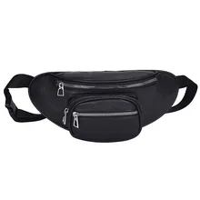 Модная мужская и женская Большая вместительная кожаная одноцветная поясная сумка с карманами, регулируемый плечевой ремень heuptas