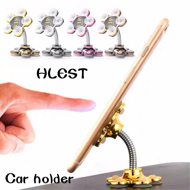 HLEST Rotatable Suction Car Holder For Phone Universal Holder Cell Mobile Phone Holder Stand For Car Stand Phone Holder