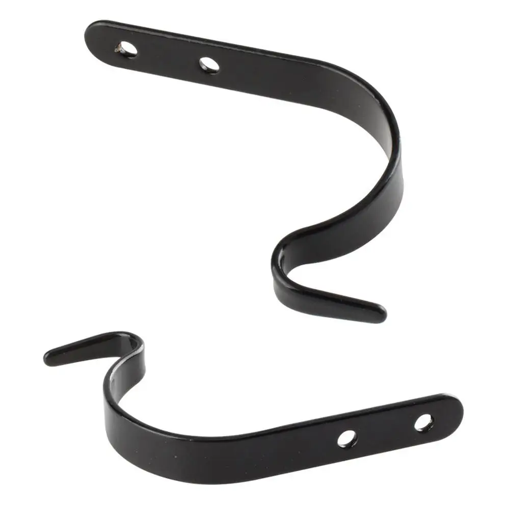 10Pcs Durable Iron J Type Hanger DIY Curtain Rod Bracket Outdoor Flowerpot Hook | Дом и сад