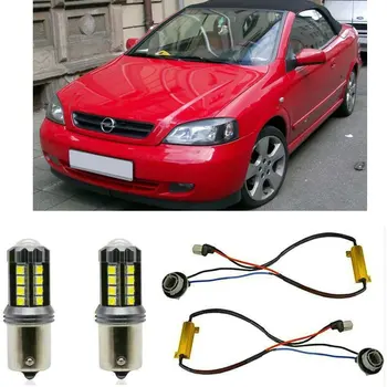 

Fog lamps for OPEL ASTRA G Convertible T98 Stop lamp Reverse Back up bulb Front Rear Turn Signal error free 2pc