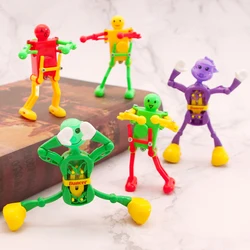 Clockwork dança robô vento acima da corrente de brinquedo adultos anti stress engraçado primavera boneca crianças torcido ass dança puzzle presente brinquedos