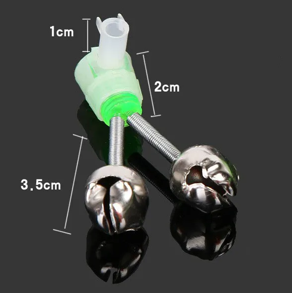 Fishing Bell Bite Alarms Fishing Rod Clamp Tip Clip Bells Ring Carp Fishing Accessories Tackle Fish Alarm