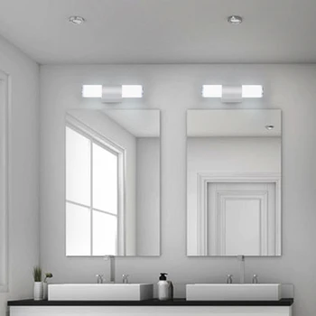 

Modern Led Mirror Light Acrylic Dressing Table 85-265V Upscale Wall Lamp Wall Light Mirror Headlights Luminous