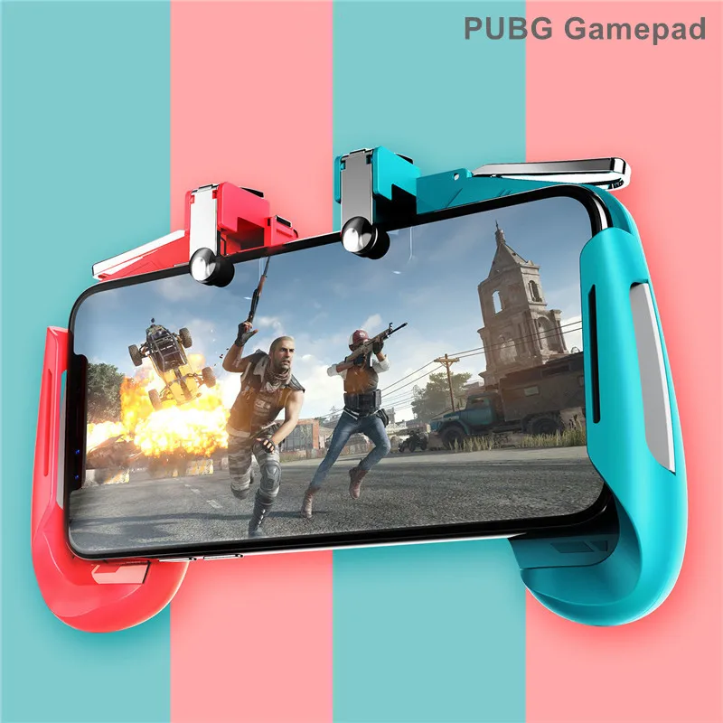 

Csuneel CK16 Four-Fingers PUBG Bobile Controller Gamepad Metal Trigger Instant Shoot Fire Gamepad For IOS/Android Mobile Phone