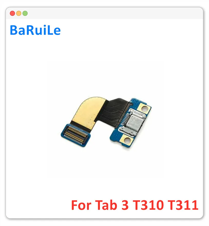 BaRuiLe 10 шт. зарядный гибкий кабель для SamSung Tab 3 T310 T311 8 0 Tab3 зарядное устройство Порт