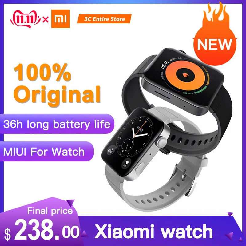 Смарт часы Xiaomi 2019 GPS NFC Wi Fi ESIM наручные спортивные Bluetooth фитнес пульсометр трекер
