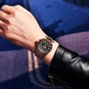 PAGANI DESIGN New Rose Gold Ceramic Bezel GMT Watch Luxury Sapphire Glass Automatic Watch Stainless Steel Men's Mechanical Watch 5