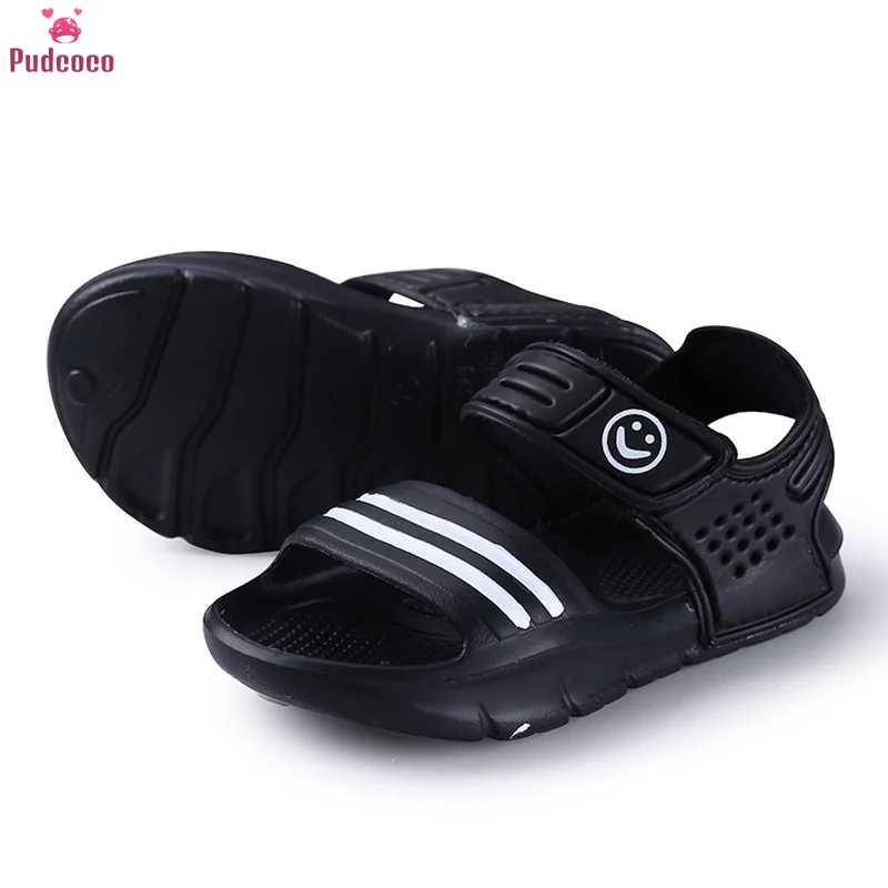 Toddler Kids Big Boys 1 Pair Casual Summer Closed Toe Cool Sandal Shoes Children Walking Shoes Breathable Beach Slip-On Shoes
