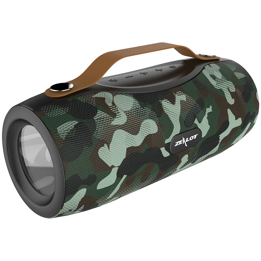 Bluetooth Speaker FM Radio Wireless Portable Boombox Power Bank+Flashlight Support TWS TF AUX USB Flash Drive | Электроника