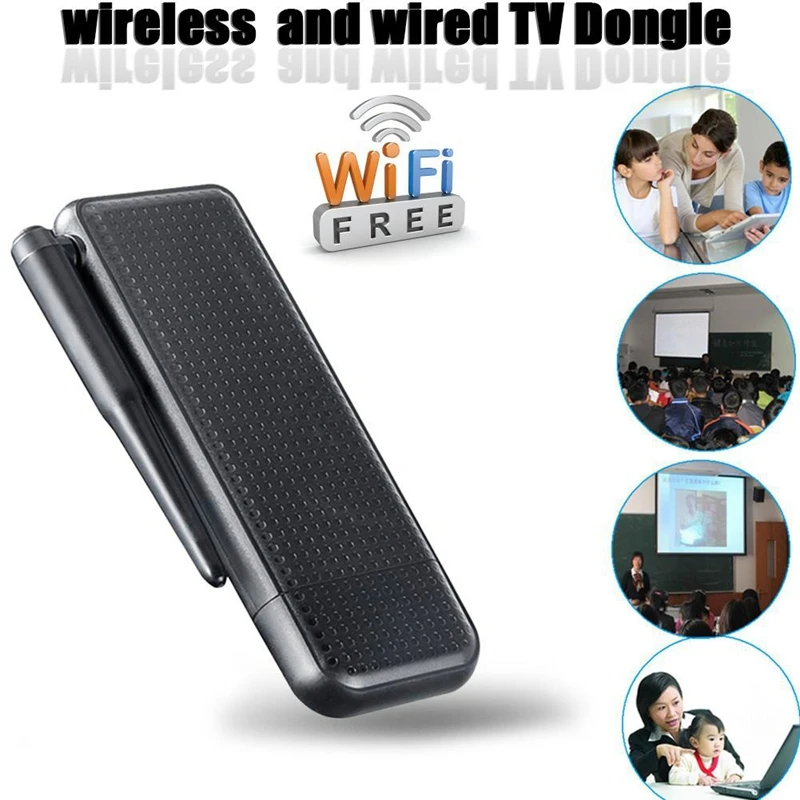 ABKT-Wecast C18 2,4G беспроводной и проводной ТВ ключ онлайн локальный видео/аудио/фото/игры/веб-сайт/Youtobe Wi-Fi Dlna/Miracast/Airpl