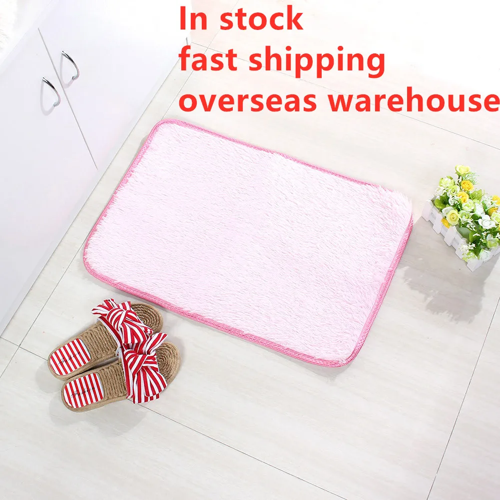 

Living room/bedroom Rug Antiskid soft 60cm * 40 cm carpet modern carpet mat purpule white pink gray 10 color