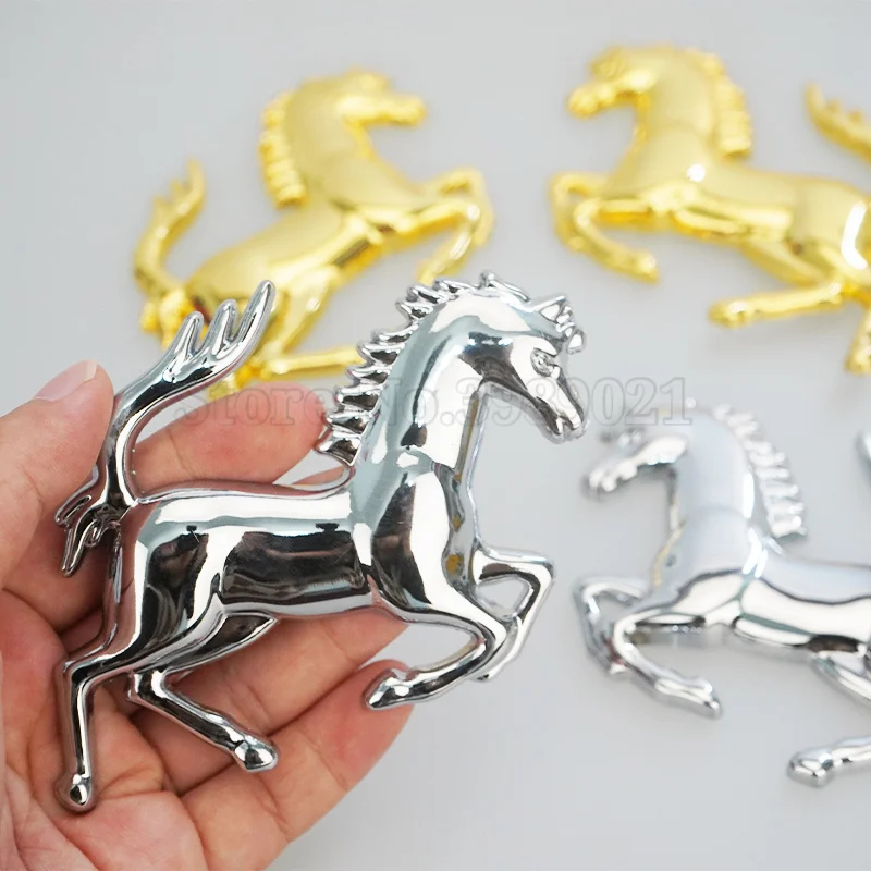 1pcs/2pcs aluminum Ferrari Donkey Sticker for Ferrari 3D Decoration Car  Sticker Auto Decals Creative Funny Car Styling - AliExpress