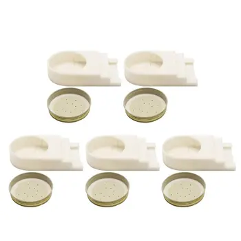 

Perforated Lid Bee Feeder Easy to Install Beekeeping Beehive Equipment Tools D0LD