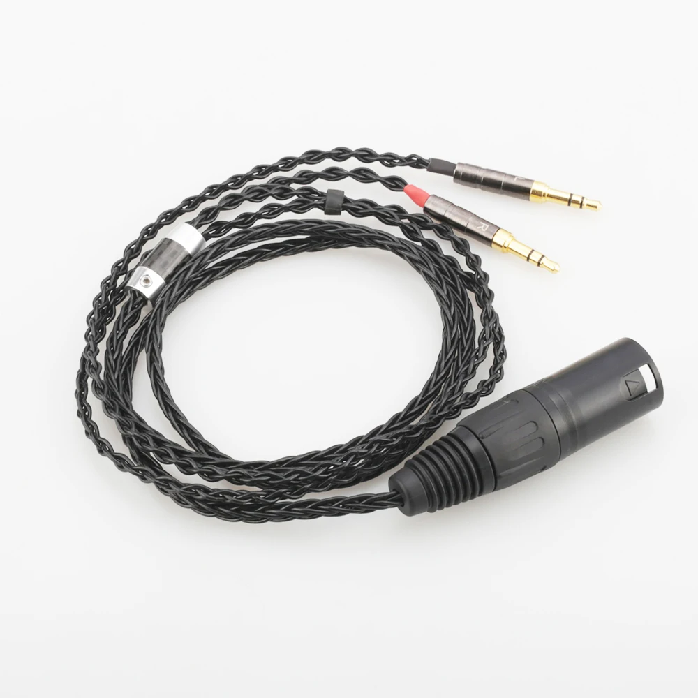 Audiocrast HC010 2x3 5mm HIFI 4 pin XLR Male Balanced Headphone Upgrade Cable for Sundara Aventho focal elegia t1 t5p D7200 D