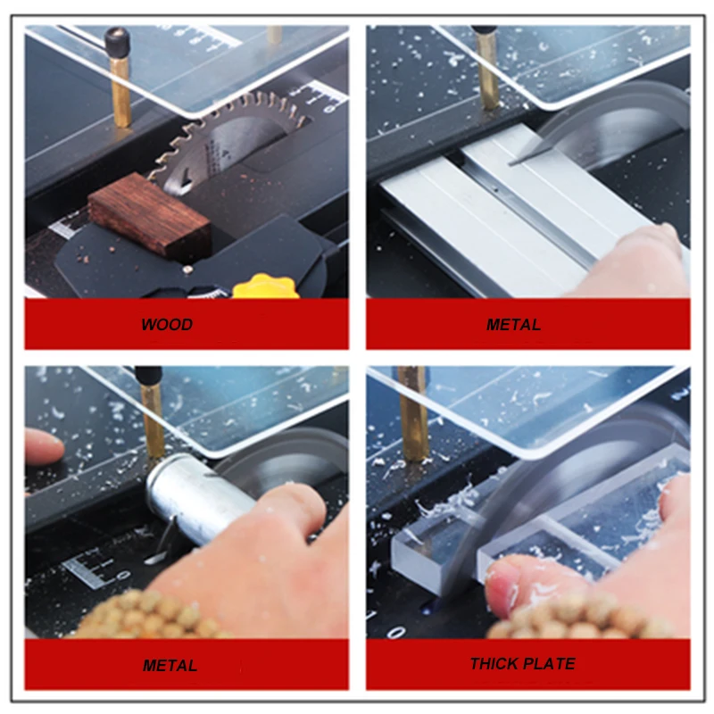Cutting Machine DIY Woodworking Metal Jade Mini Saws Electric Circular Saw Multifunctional Table Saw Sawing Machine