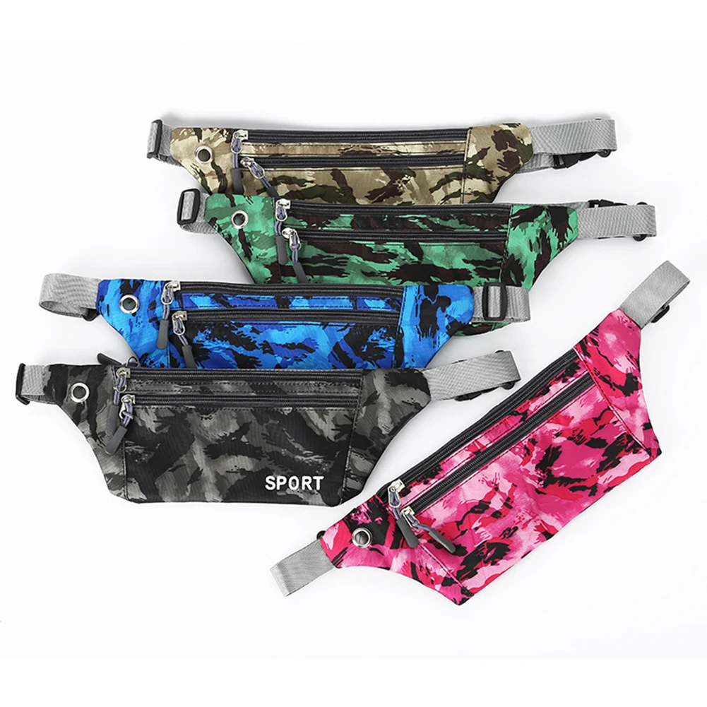 

Multifunction Waist Pouch Bag Running Riding Climbing Sports Phone Pockets Bag with Headphone Hole