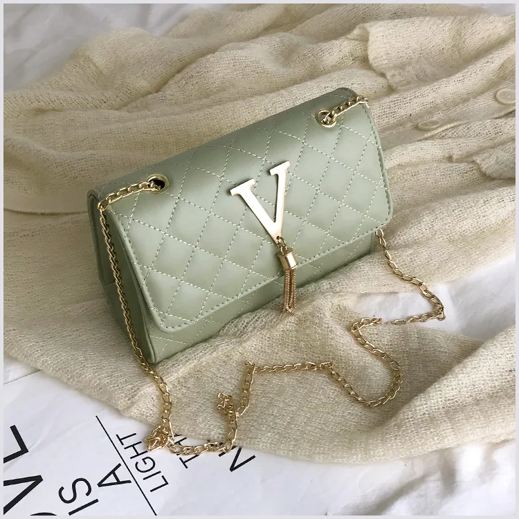 

New Arrival Western Style Bag Women's 2019 New Style Korean-style Versatile Rhombus Square Sling Bag Fashion Embroidery Shoulder