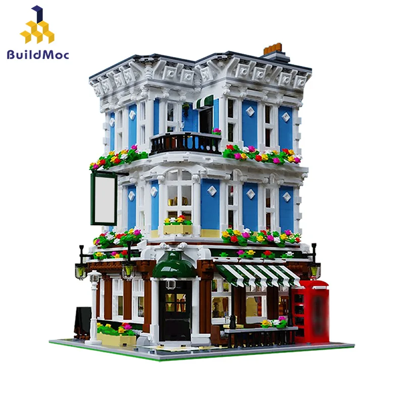 

2020 New Street View Building Set Queen's Kingdom MOC-28774 Suitable for Children with Engineering Preferences