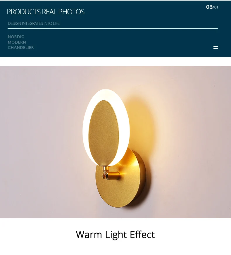 Lâmpada de Parede Lâmpadas de Parede Sala de Estar Lâmpada de Cabeceira Conduziu a Luz de Parede para Casa de Banho Quarto Nordic Ouro Dispositivo Elétrico Led Luz 8 lâmpada de cabeceira conduziu a luz de