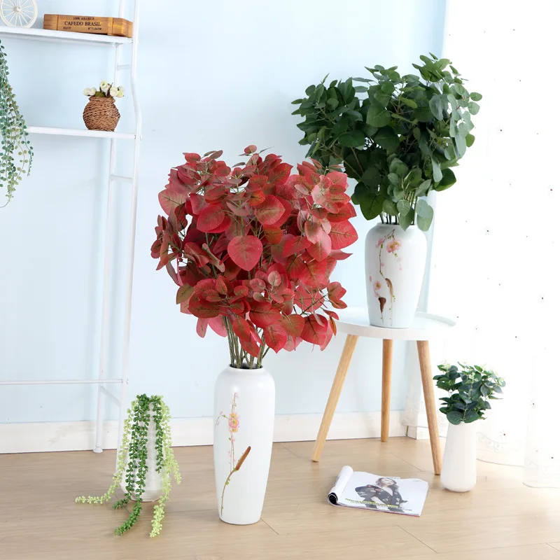 

Yao yuan Apple Leaf Home Wedding Living Room Showcase Artificial Plant Decoration Green Vegetation Decorations Plant Wall