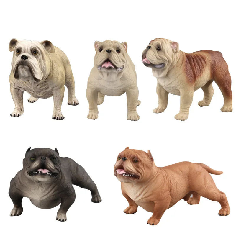 

Shell Fish Animal Model Play Model Dog Decoration Model Ornaments Bulldog Model Multi--Selectable