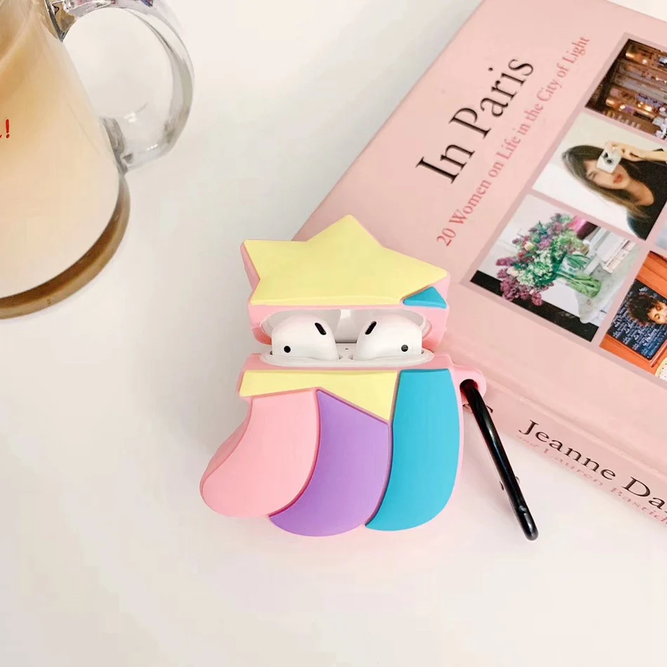 549 Силиконовый чехол для наушников для Airpods 2, чехол с 3D рисунком Наруто Пэйн, чехол для наушников Apple Air pods, 1 чехол для Earpods, брелок - Цвет: 549