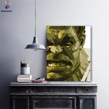 

DIY colorings pictures by numbers with colors The hulk picture drawing painting by numbers framed Home
