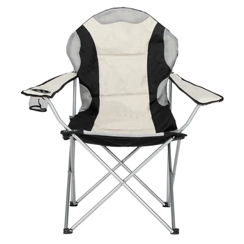 

High Quality Durable Medium Camping Chair Fishing Chair Folding Chair Black Gray