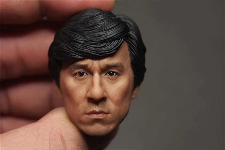 Коллекционная 1/6 Шкала ПВХ Jackie Chan Мужская голова Sculpt резная форма для 12 ''Мужская фигурка кукла тело