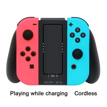 

Joycon Charging Grip With 2000mAh Battery Joy con Controller Game Handles For Nintendo Switch Gaming Accessories