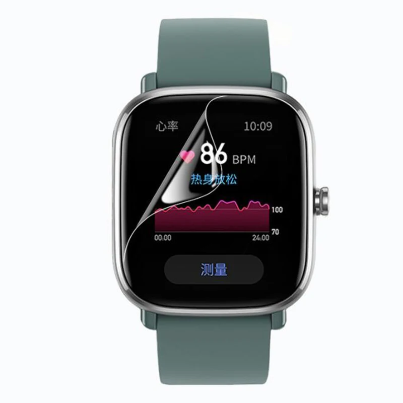 Amazfit GTS 1/2/2e/Mini 스포츠 스마트 워치 GTS2 GTS2e 화면 보호기 덮개 보호를위한 5pcs 연약한 TPU 명확한 보호 필름