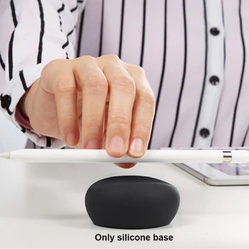 

Soft Silicone Convenient Save Space Protective Case Easy Operate Charging Dock Anti Lost Support Stand Holder For Apple Pencil