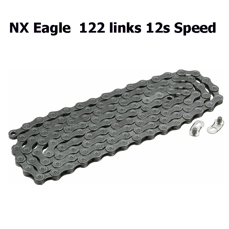 SRAM NX Eagle Chain 12 speed 122 Links MTB Mountain Bike Road Bicycle with Power Link | Спорт и развлечения