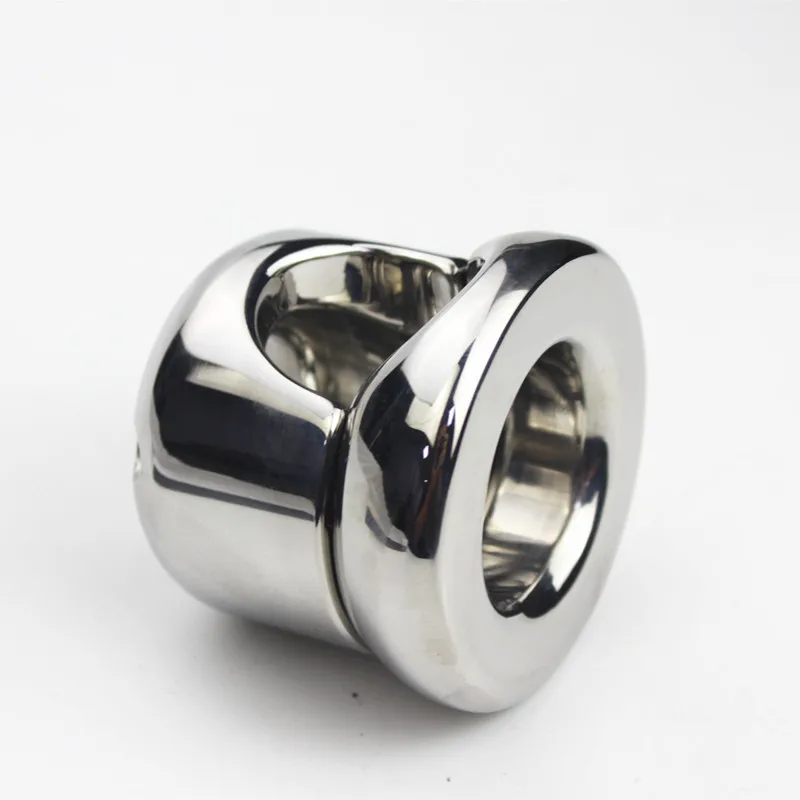 Stainless Steel Scrotum Pendant Penis Ring Training Stretching